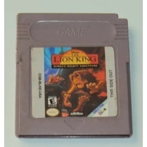The Lion King - Simba's Mighty Adventure para Game Boy Color - Funcionando - Usado