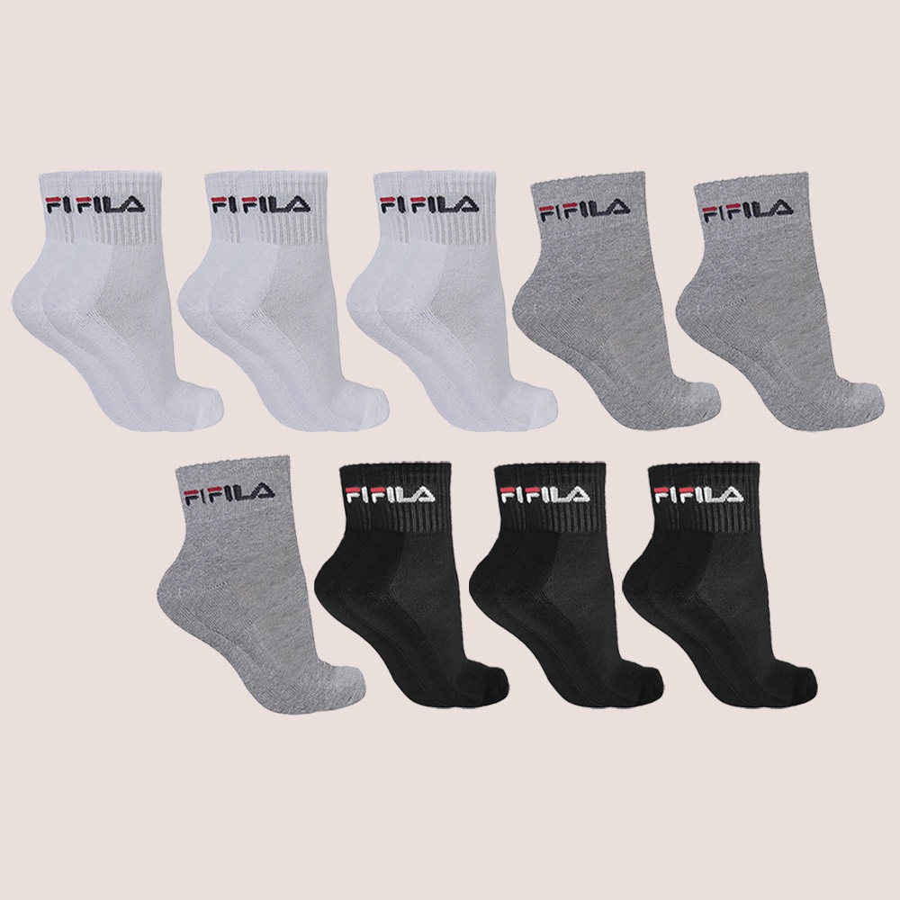 Kit 6 Meia Fila Tripack Unisex Cano Medio Original