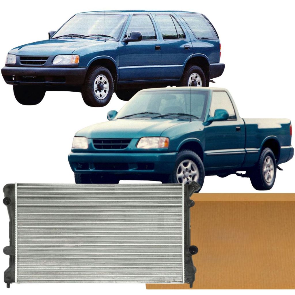 Radiador Visconde Gm S10 2.2 8v Sem Ar 1996 2011 em Oferta na Shopee