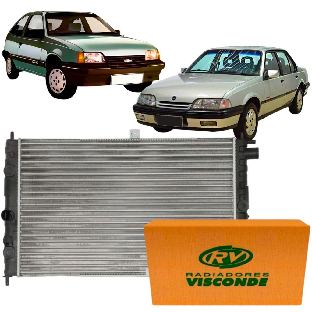 Radiador Original Visconde Gm Kadett Monza Com E Sem Ar - Spare Parts and Accessories for Vehicles