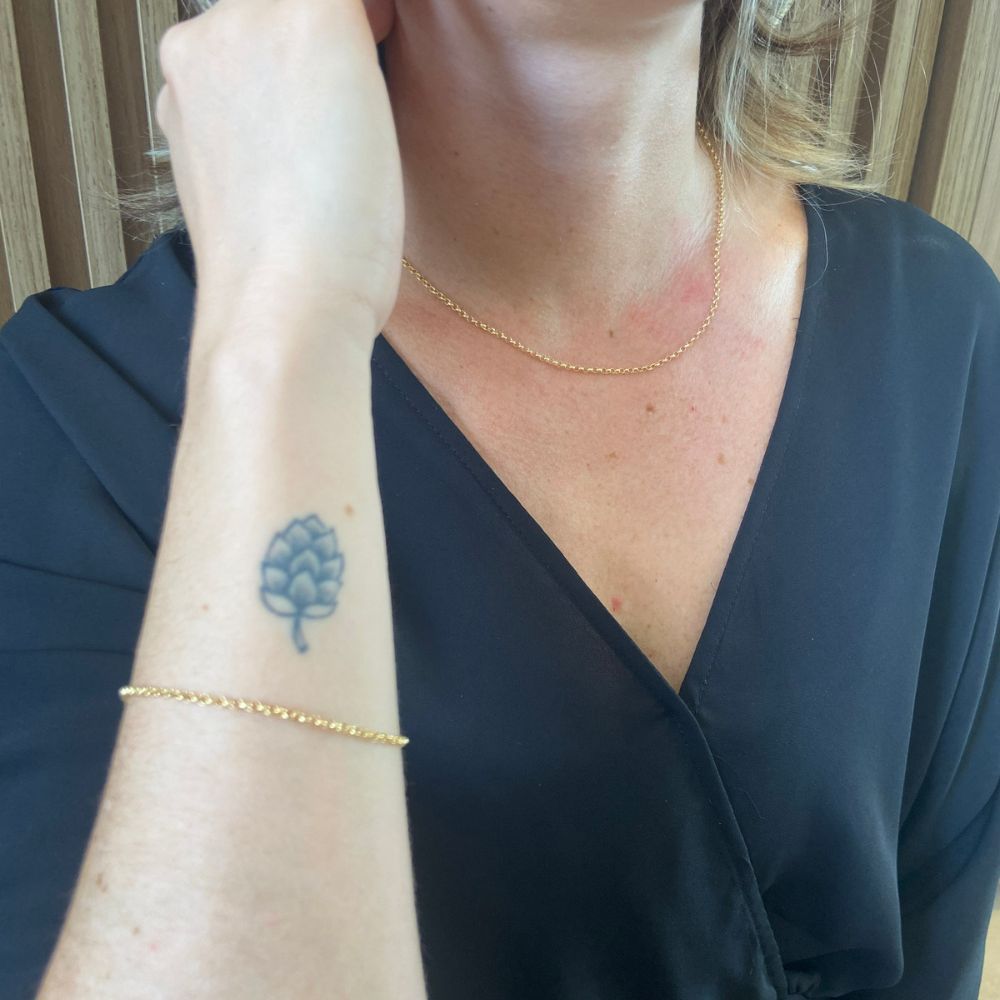 Pulseira Feminina de Ouro 18k Elo Português 2.5mm em Oferta na Shopee