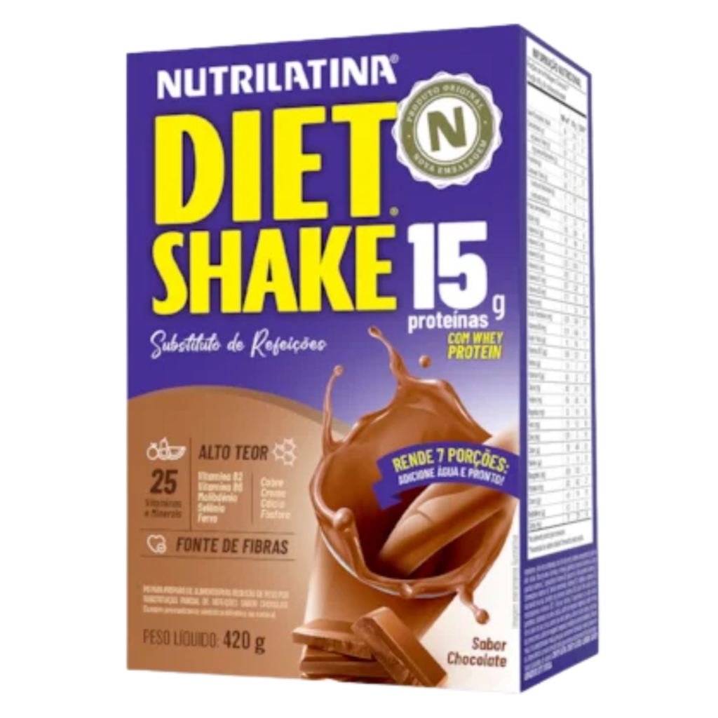Diet Shake Chocolate 420g- Nutrilatina