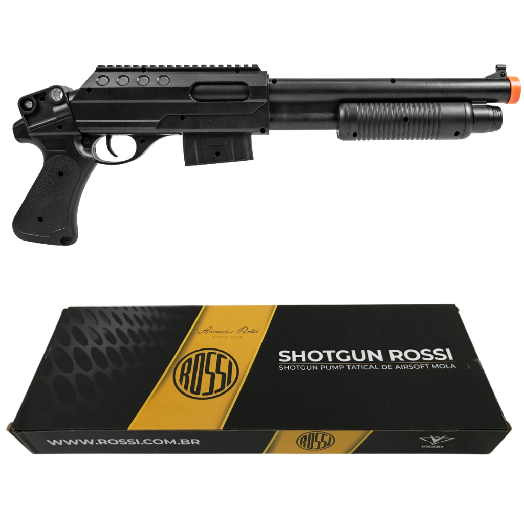 Rifle de Airsoft Shotgun Vg Pump Tatical Short Mola 6mm em Oferta na Shopee