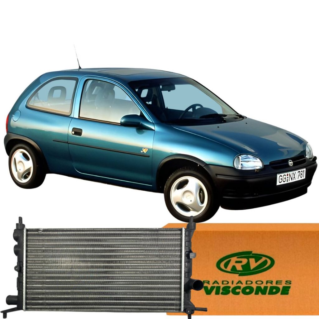 Radiador De Água Gm Corsa Hatch Sedan Wagon Pick Up