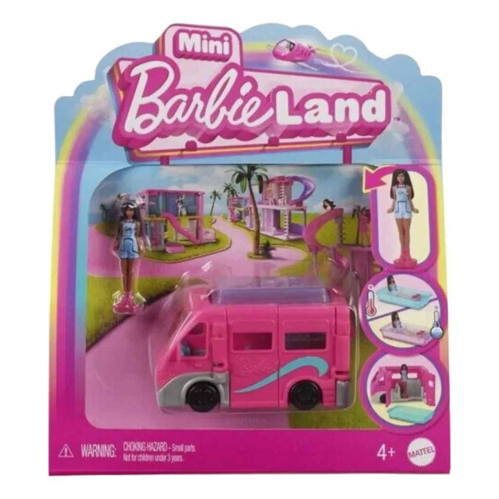 Conjunto Barbieland Mini Veiculos e Acessorios Trailer - Mattel Hyf38 - Mom & Baby
