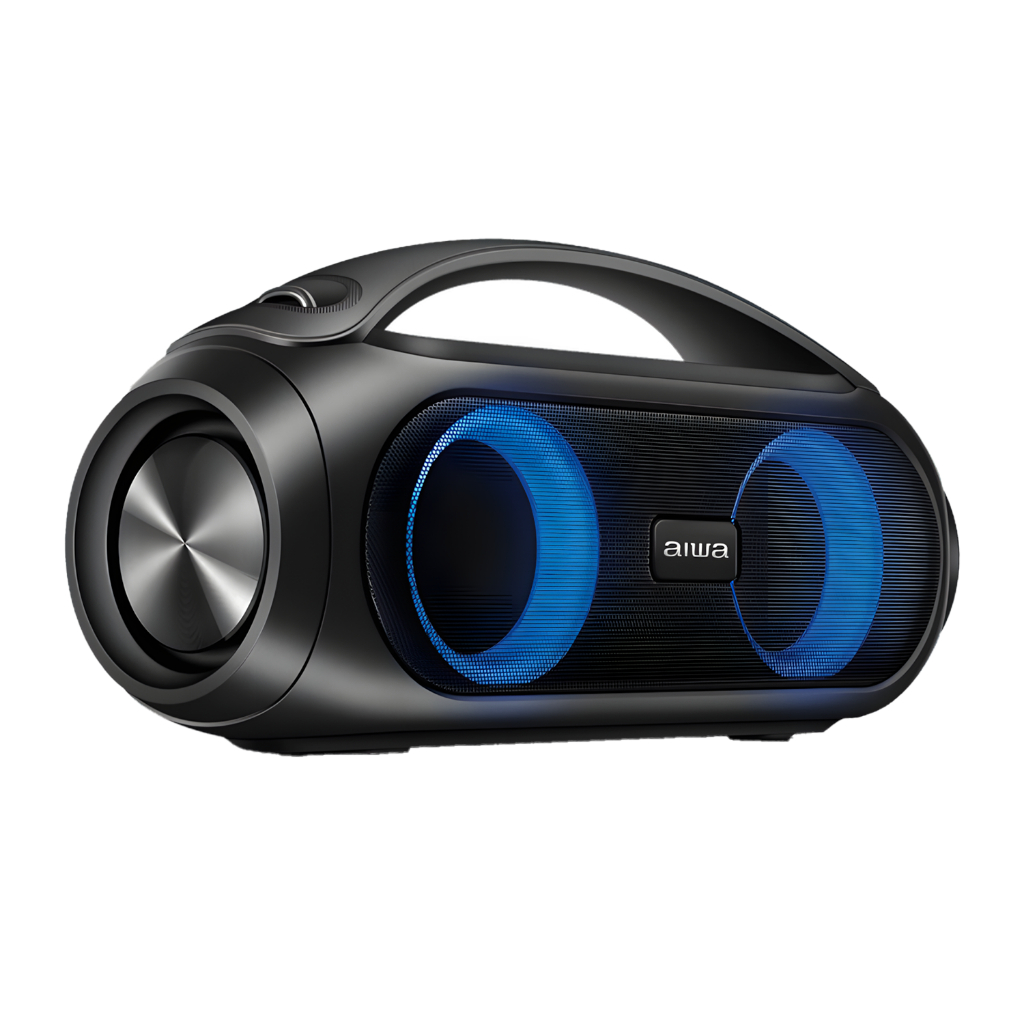 Caixa De Som Boombox Aiwa Aws-bbs-02-a Bluetooth Rgb Ipx5 em Oferta na Shopee