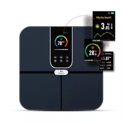 Balança Digital Bioimpedância 4 Sensores Intelligence Plus Relaxmedic