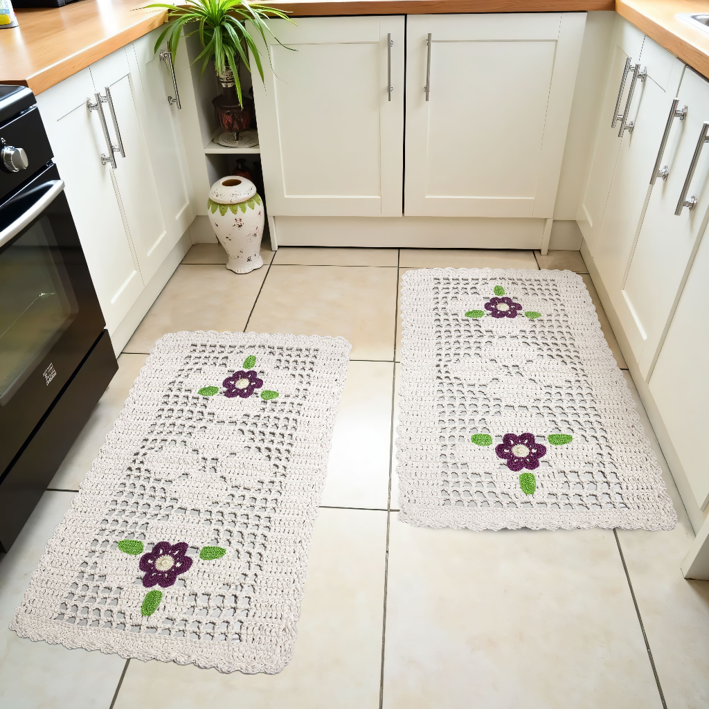Crochê Tapete Cozinha: Onde Comprar | BuscaProdutos