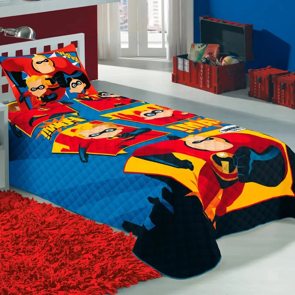 Colcha Infantil Matelassê Solteiro Personagens Lepper