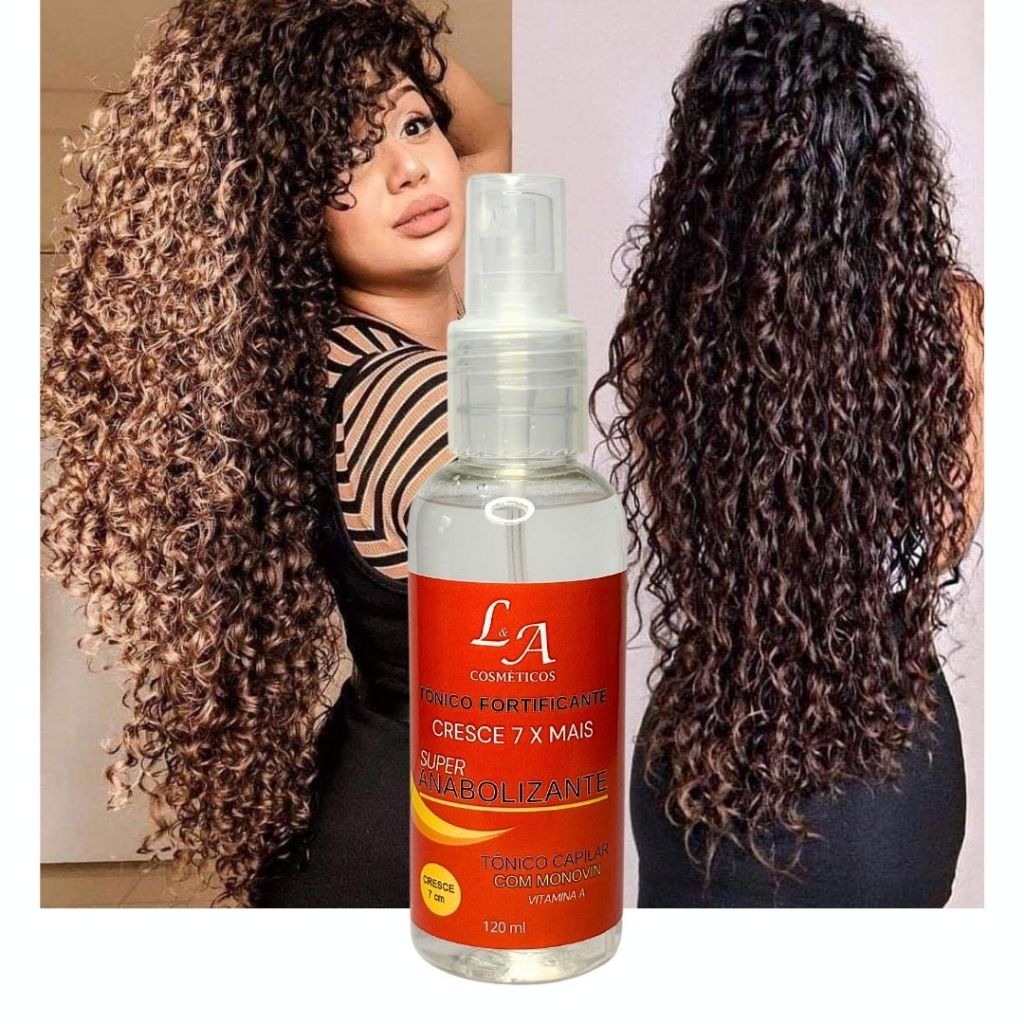 Tônico  Fortificante Cabelo Cresce Até 7 Cm Por Mês Capilar Hidratação Fortificação Capilar Original em Oferta na Shopee