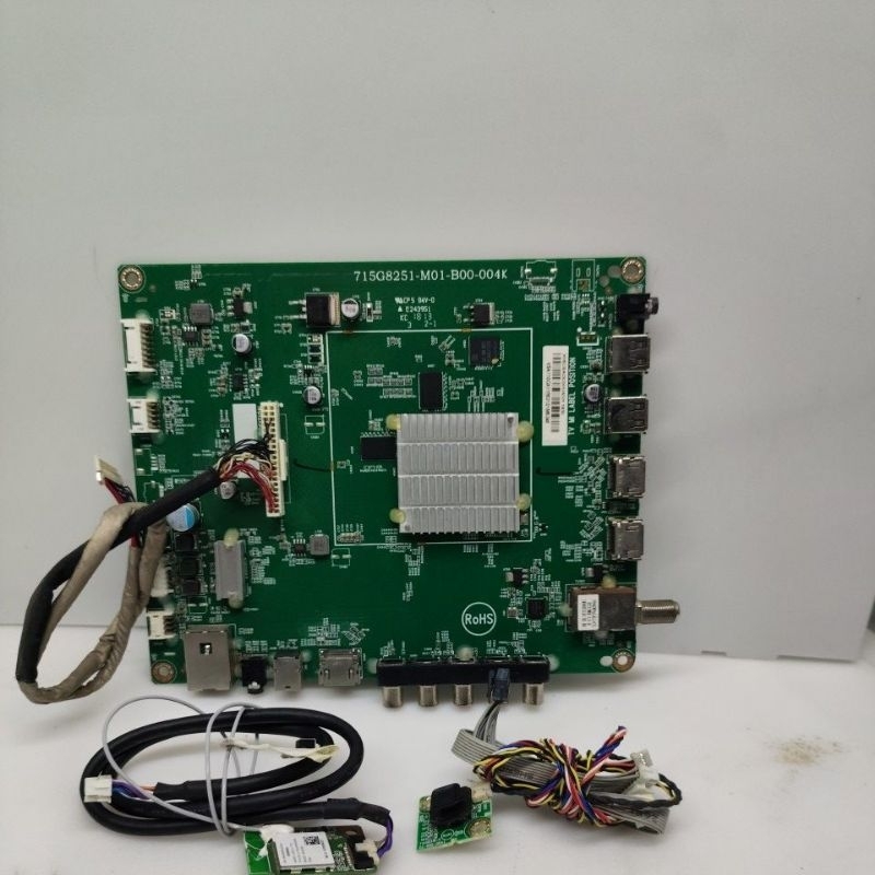 placa principal tv AOC LE32S5970S +chave+sensor do wi-fi+cabo flet da tela