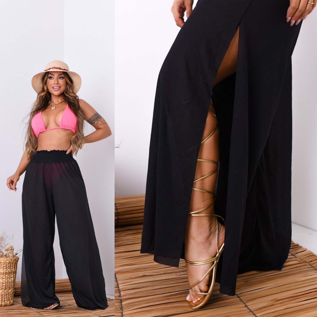 Saida de Praia Modelo Calça Luxo