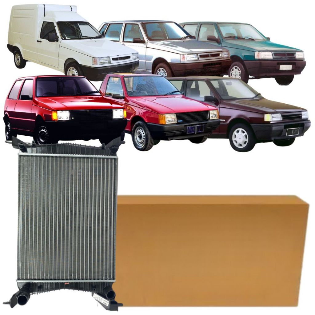 Radiador Original Fiat Uno 1.0 8v Fire Com Ar 2002 2004