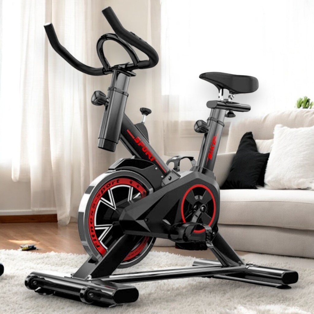 Bicicleta Spinning Ergométrica Para Exercícios Com Monitor Profissional Sport Suporta até ...