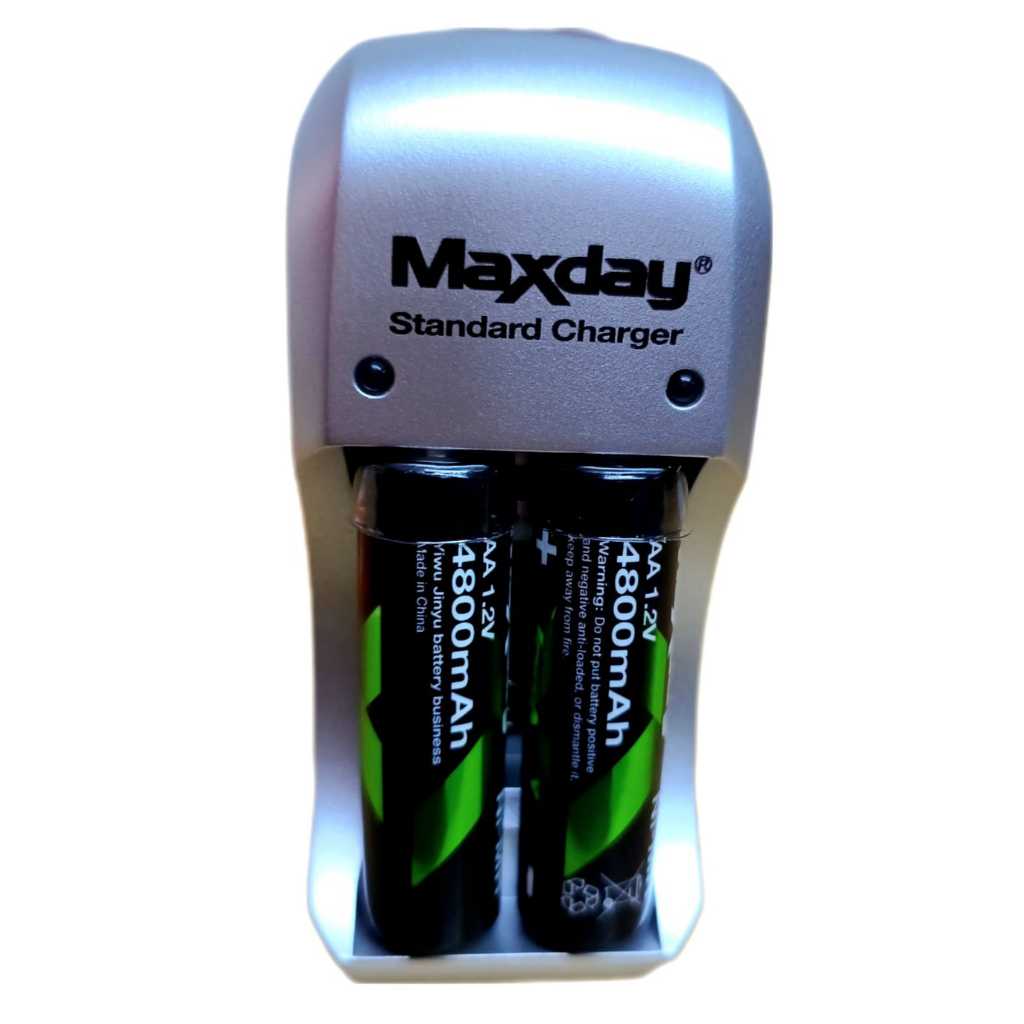 Kit Carregador Portátil + 2 Pilhas AA4800mah Recarregáveis-Atacado em Oferta na Shopee