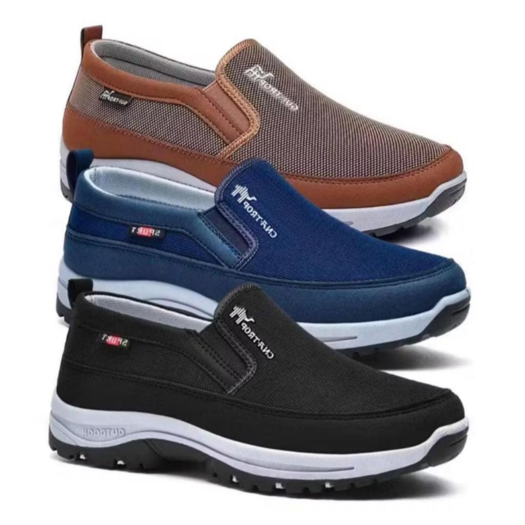 Kit 3 Pares De Tênis Sapatilha Mocassin Casual Ortopedico De Trilha Impermeável Antiderrapante com Solado Leve Confort em Oferta na Shopee