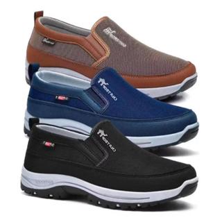 Kit 3 Pares De Tênis Sapatilha Mocassin Casual Ortopedico De Trilha Impermeável Antiderrapante com Solado Leve Confort em Oferta na Shopee