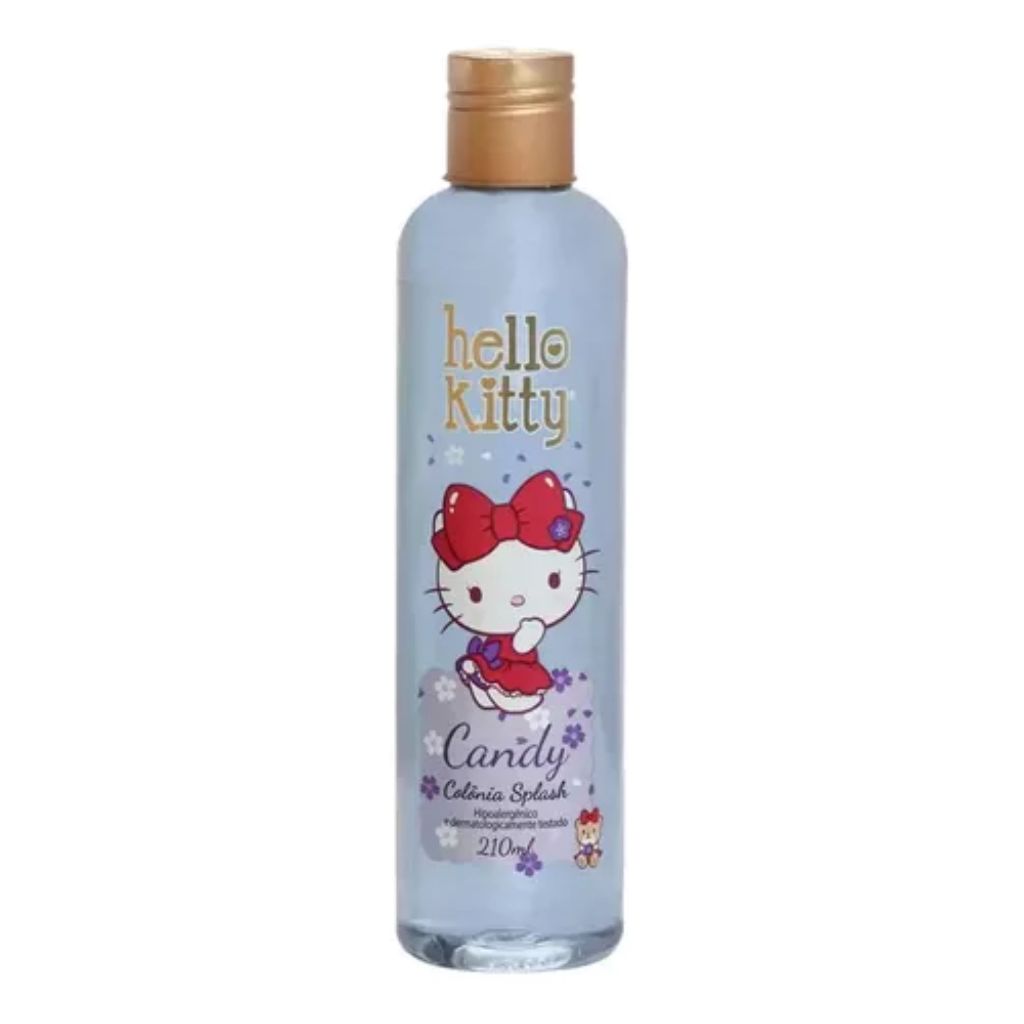Colônia Splash Cia Natureza Hello Kitty Candy - 210ml