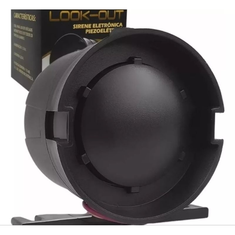 Sirene Bitonal 12 Volts 2 Toques Ideal para Alarmes Residencial, Comercial, Automotivo Guardas.