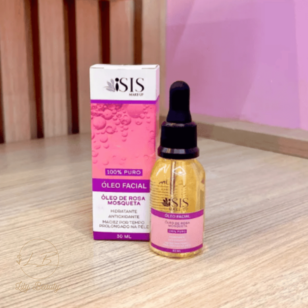Óleo Facial de Rosa Mosqueta 100% Puro - ISIS MAKEUP