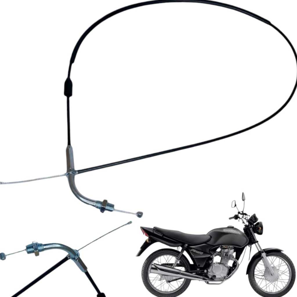 Cabo de Acelerador Cg Titan 125 Ks Es Cargo 2002 2003 2004 2005 2006 2007 2008