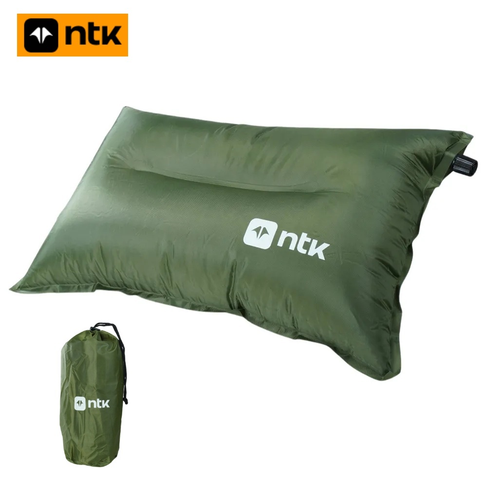 Travesseiro Inflável Impermeável Almofada apoio pé pescoço Viagem Camping Qualidade NTK