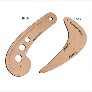 2 Réguas Corte Costura e modelagem PROFISSIONAL em Oferta na Shopee