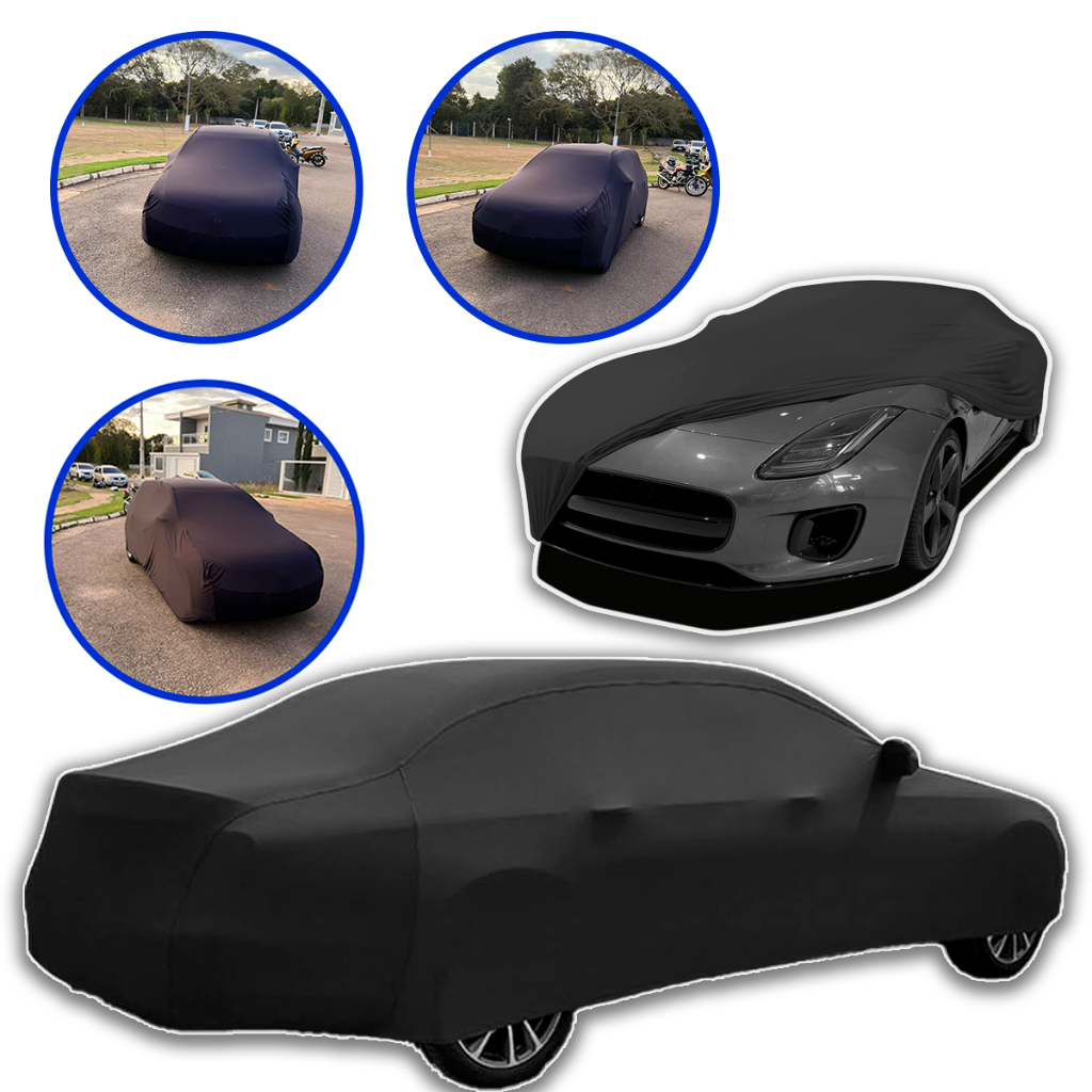 Capa de Cobrir Carro Tecido Helanca Lycra Proteção UV Não Risca P M G