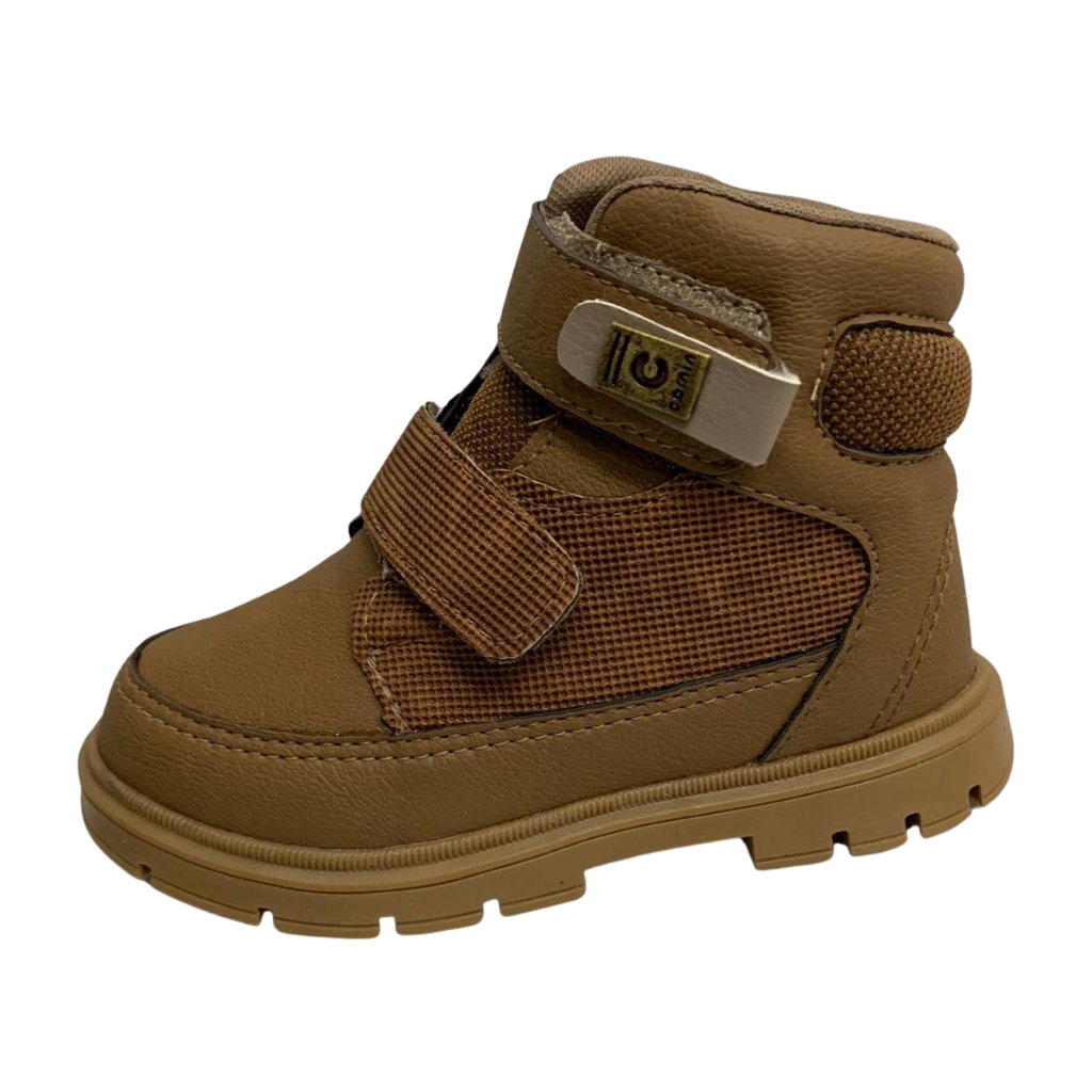Botinha Coturno infantil Camin para meninos com velcro 2269