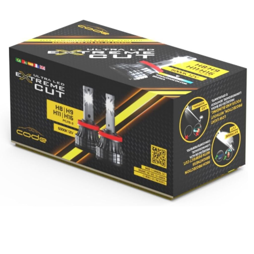 PAR LAMPADA ULTRA LED EXTREME CUT 12V 6000K CODE - TECHONE