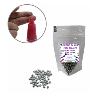 Esfera De Aço Inox Para Misturar Esmalte 200 Unidades em Oferta na Shopee