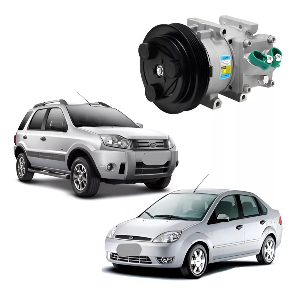 Compressor De Ar Fiesta / Ecosport 1.0 1.6 Verificar Compatibilidade ORIGINAL DELPHI em Oferta na Shopee