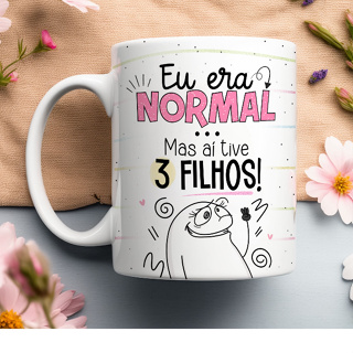 Caneca de Porcelana Flork Dia das Mães Vários Modelos em Oferta na Shopee