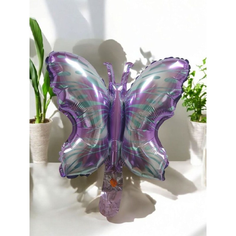 10 Balão Metalizado Borboleta Roxo 33x33cm Festa Decoração em Oferta na Shopee