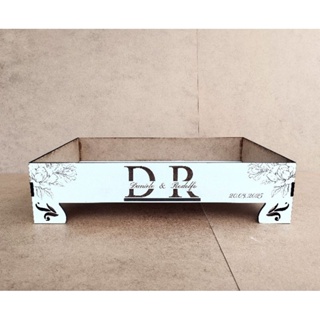 Bandeja Personalizada Toalete Casamento em MDF 20cm x 30cm em Oferta na Shopee