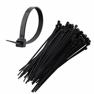 Kit 100 Cintas Plasticas Abracadeira Nylon Enforca Gato Preto Várias Medidas