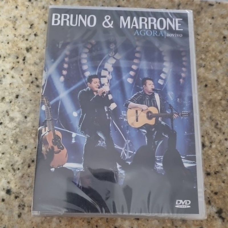 DVD 'Bruno & Marrone - Agora Ao Vivo' (Lacrado).