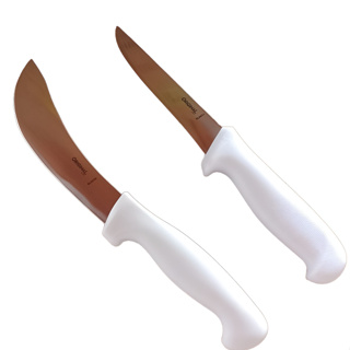 Faca Tira Couro E Sangria Profissional + Faca Desossa 6pol ( 2 PÇS ) em Oferta na Shopee