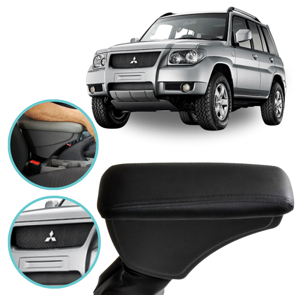 Apoio de Braço Suporte Encosto Descanço Porta Trecos Objetos Console Central Guarda Automotivo Mitsubishi Pajero Tr4