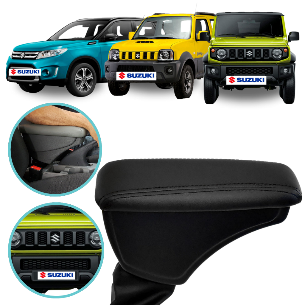 Apoio de Braço Suporte Encosto Descanço Porta Trecos Objetos Console Central Guarda Celular Suzuki Vitara Jimny Sierra