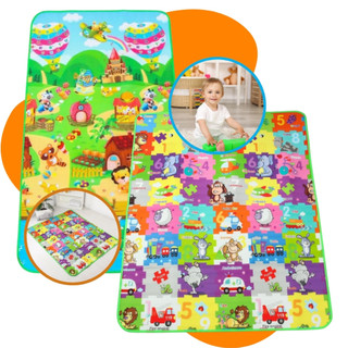 Tapete de Atividades 180x100 Térmico Infantil Bebê Interativo Gigante Tatame Educativo Criança em Oferta na Shopee