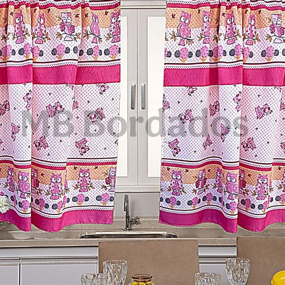 Cortina para Cozinha de Coruja: Onde Comprar | BuscaProdutos