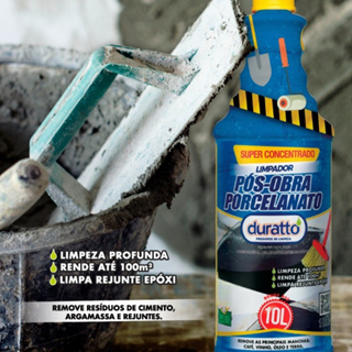 Limpador Porcelanato Pós Reforma Obra Limpeza Pesada - 1 litro Super Concentrado RENDIMENTO 10Litros em Oferta na Shopee