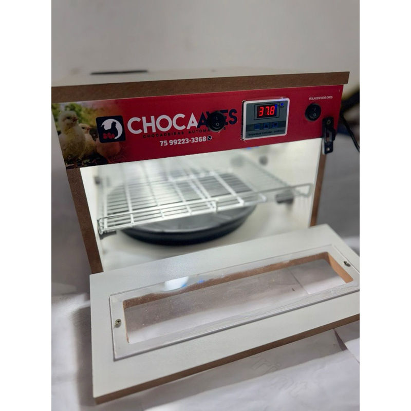 Chocadeira BIVOLT COM OVOSCÓPIO de 36 a 42 Ovos automática e digital em Oferta na Shopee