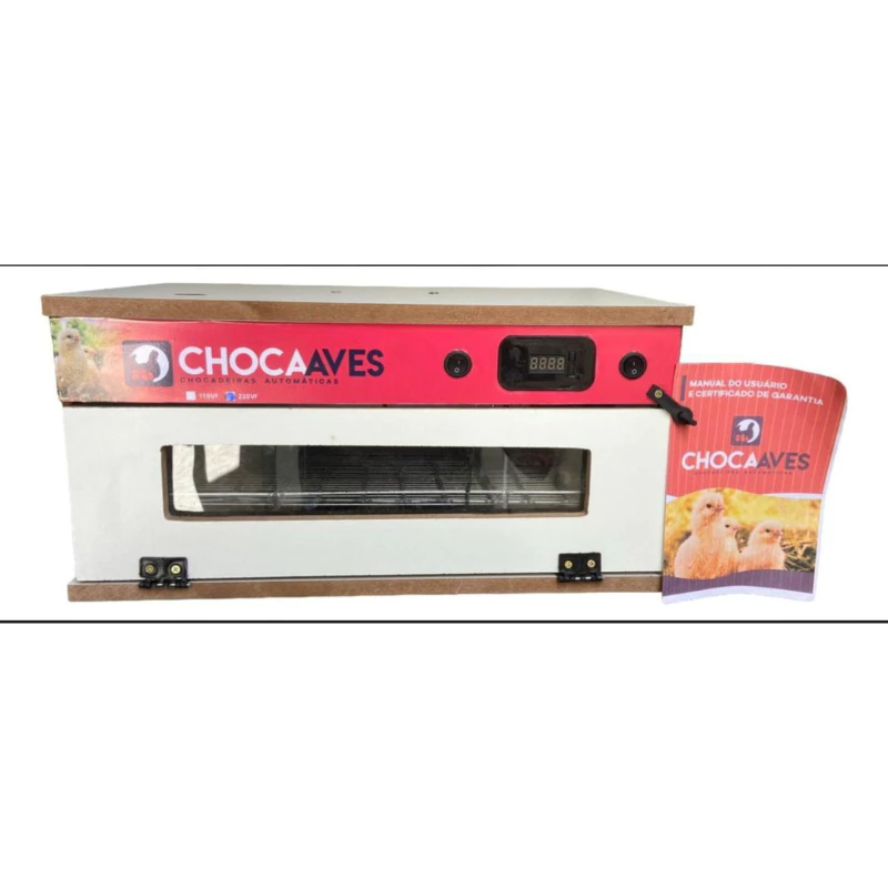 Chocadeiras 60 Ovos 100% automática com Ovoscópio - ChocaAves