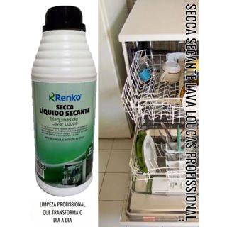 Secca Secante Para Máquina de Lavar Louças Super Concentrado Profissional 1L Renko em Oferta na Shopee