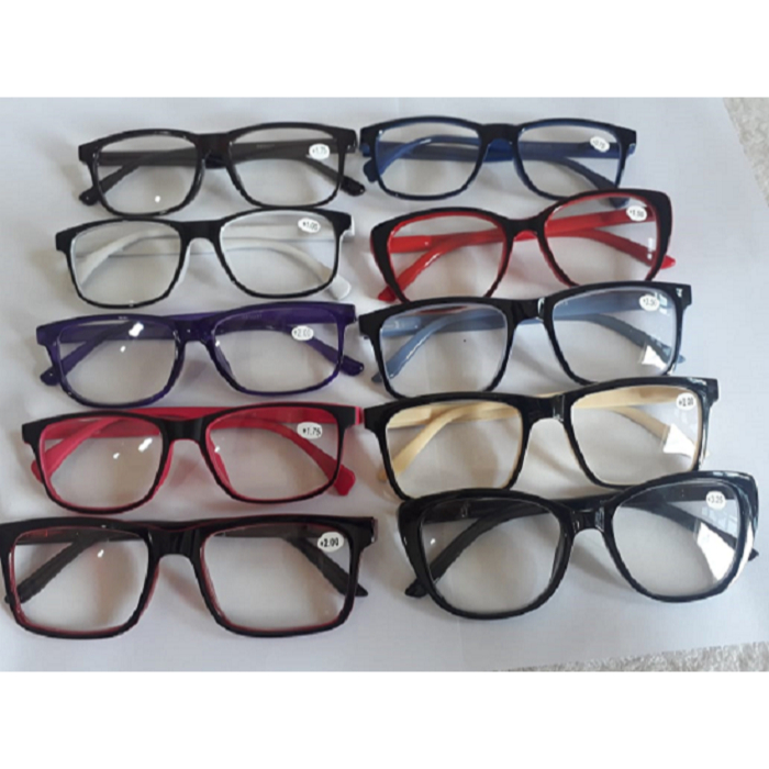 Kit c/25 Oculos de Grau Leitura Masculino Feminino Unissex Grau 0,50 até 5,00