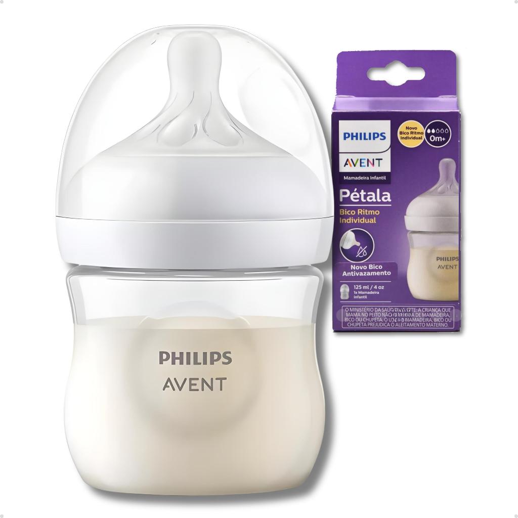 Mamadeira Bico Pétala Antivazamento Philips Avent Recém Nascido125ml