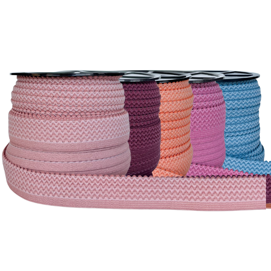 Kit com 5 Elastico BORNEO 25 para Cintura Cos Lingerie Calcinha Sutia 23mm em Oferta na Shopee