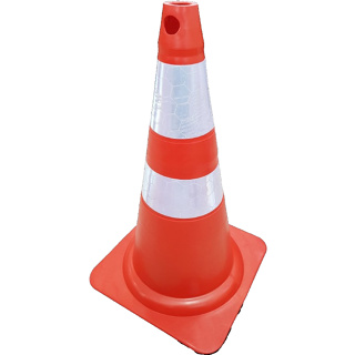Cone De Sinalização 75 Cm Pvc Rígido Segurança Laranja Trânsito Epi Segurança em Oferta na Shopee